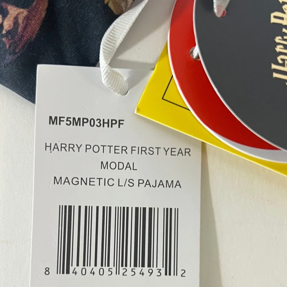 Magnetic Me Harry Potter Modal Elastane Magnetic Pajamas Gray White 6Y NWT